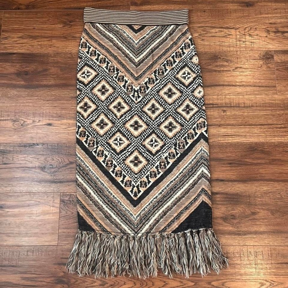Free People Vintage Boho Midi Skirt Women S Boho Western Festival Earthy Rare